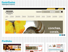 Tablet Screenshot of danielsantos.com.br